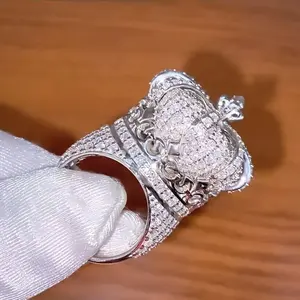 Men's Crown Ring,  Crown Ring, Street Hip-Hop Style Ring, Crown Pinky Ring, Gift for Men  Promise Jewelry Ring