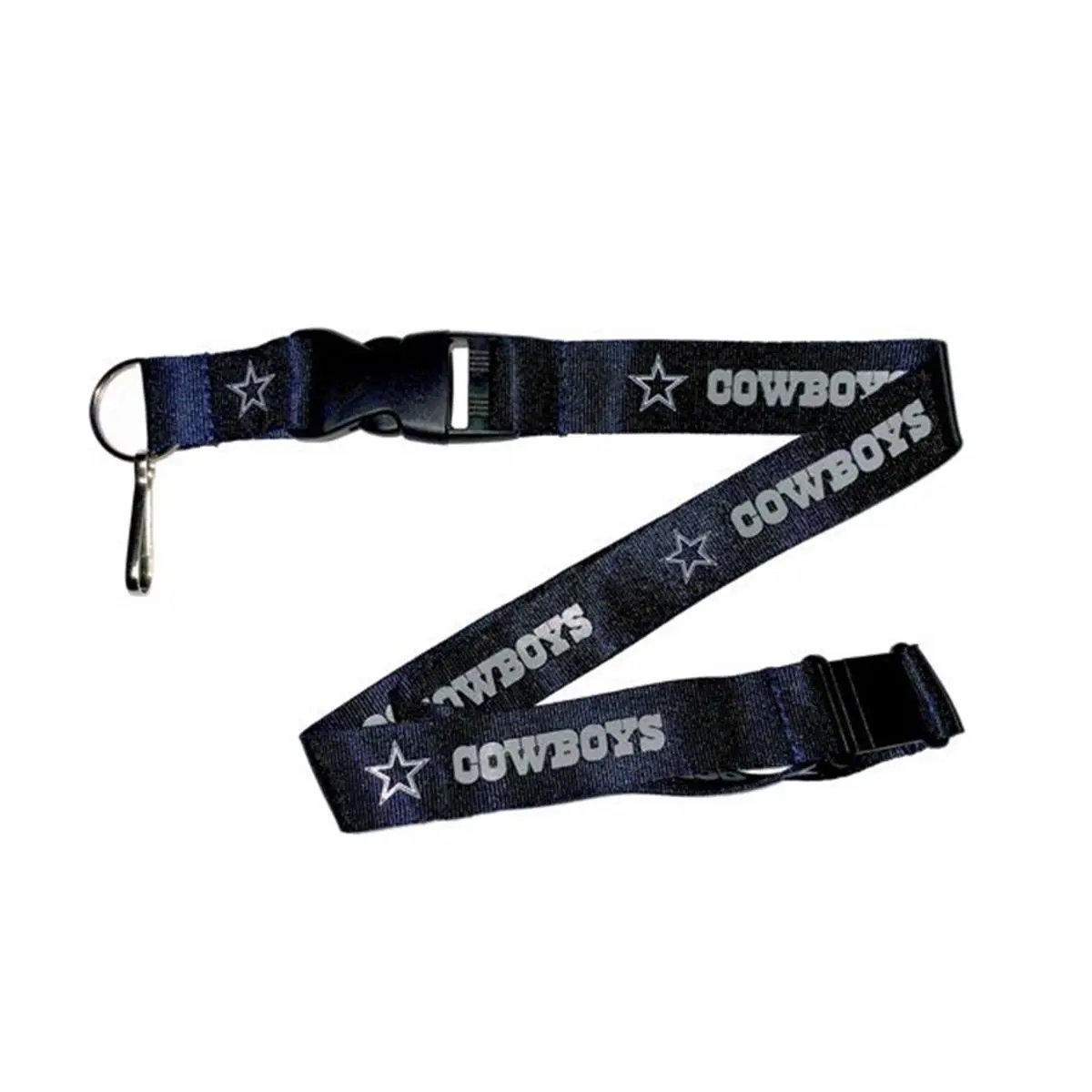 Dallas Cowboys Blue Lanyard - Sports Collectible Accessory for Sports Fans with Quick-Release Buckle, Easily Separate Keys