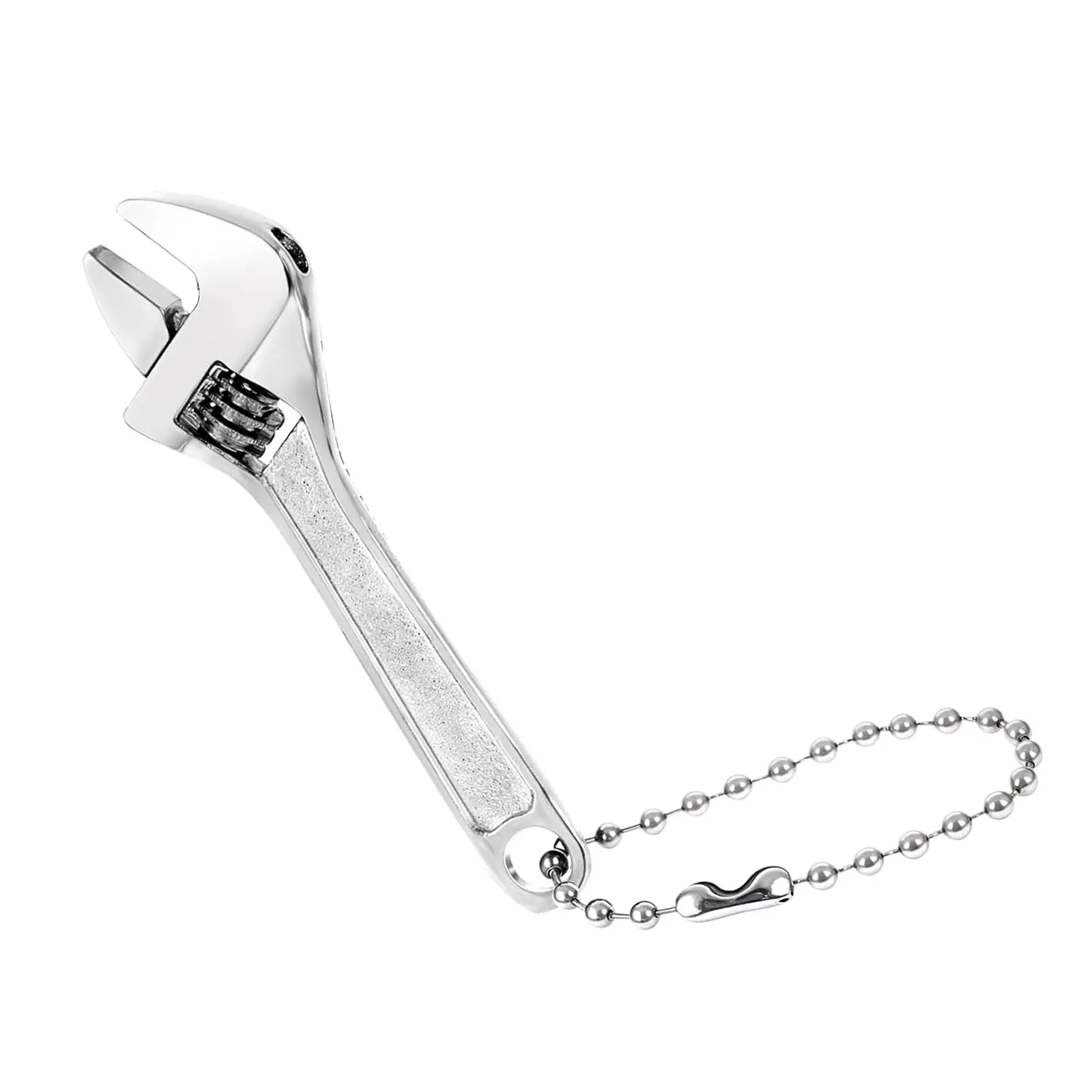 2.5'' Adjustable Mini Wrench Keychain - Tiny Wrench Small CrescentWrench Chain Wrench CrescentWrench Set Locking Adjustable Wrench Keychain Wrench Hand Knurl Tool for Repair Micro Equipment