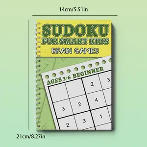 Kids Sudoku Activity Workbook – Number Grid Puzzles to Boost Focus and Thinking Skills