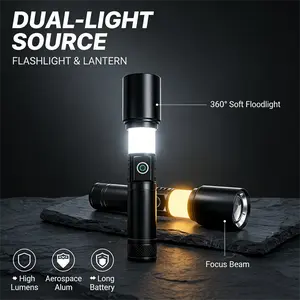 Super Bright Flashlight 2000,000 Lumens, Rechargeable LED Fashlight, 11 Light Modes, Waterproof, Portable, 5000mAh Battery 6061 Aluminum Alloy,for Outdoor Fishing Emergency Hunting Camping Gifts for Men Tactical COB Flashlight