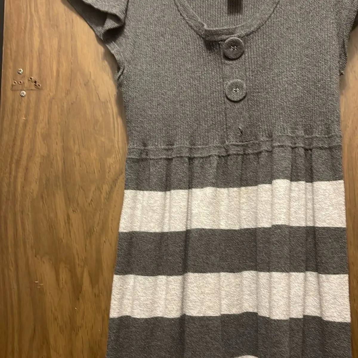 It’s grey dress a no boundaries dress it’s a medium Womenswear Casual Women Summer Casual Wear Lady