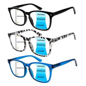 ZOECENT Multifocal Reading Glasses for Women Blue Light Blocking Fashion Frames Spring Hinges Reader Diopter+1.5+1.75+2.0+2.5+2.75