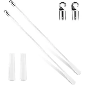 Sbarklo White Fiberglass Blind Wand Vertical Blinds Stick Sbarklo White Fiberglass Blind Wand Vertical Blinds Stick