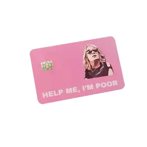 Help Me I'm Poor Card vinyl credit card skin cover for debit or credit cards