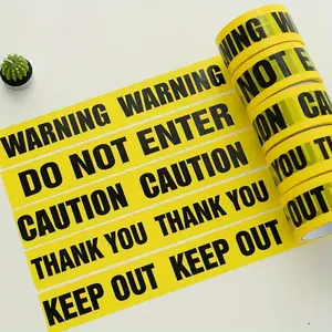 82ft Halloween Decoration Party Tape - Black & Yellow Hazard Warning Safety Stripe Caution Tape For Walls, Floors, Pipes & Equipment