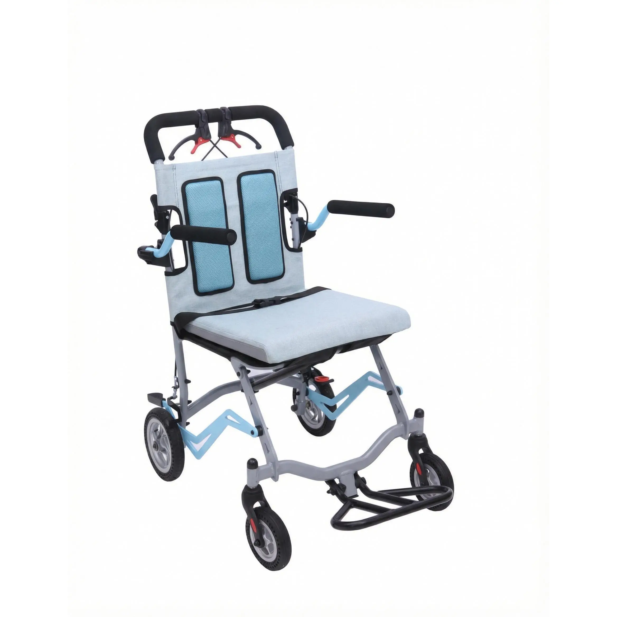 Indoor Adjustable Hydraulic Lift Patient Transfer Chair - 180 Degree Split Seat, Anti-Rollover, Multifunctional Bedside Commode with Removable Easy-to-Clean Wipe-Clean Potty Bucket for Home Healthcare