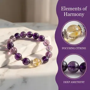Ula Amethyst Bracelet: Light Luxury & Niche Design—A Bestselling Strand, Perfect as a Gift for Your Best Friend