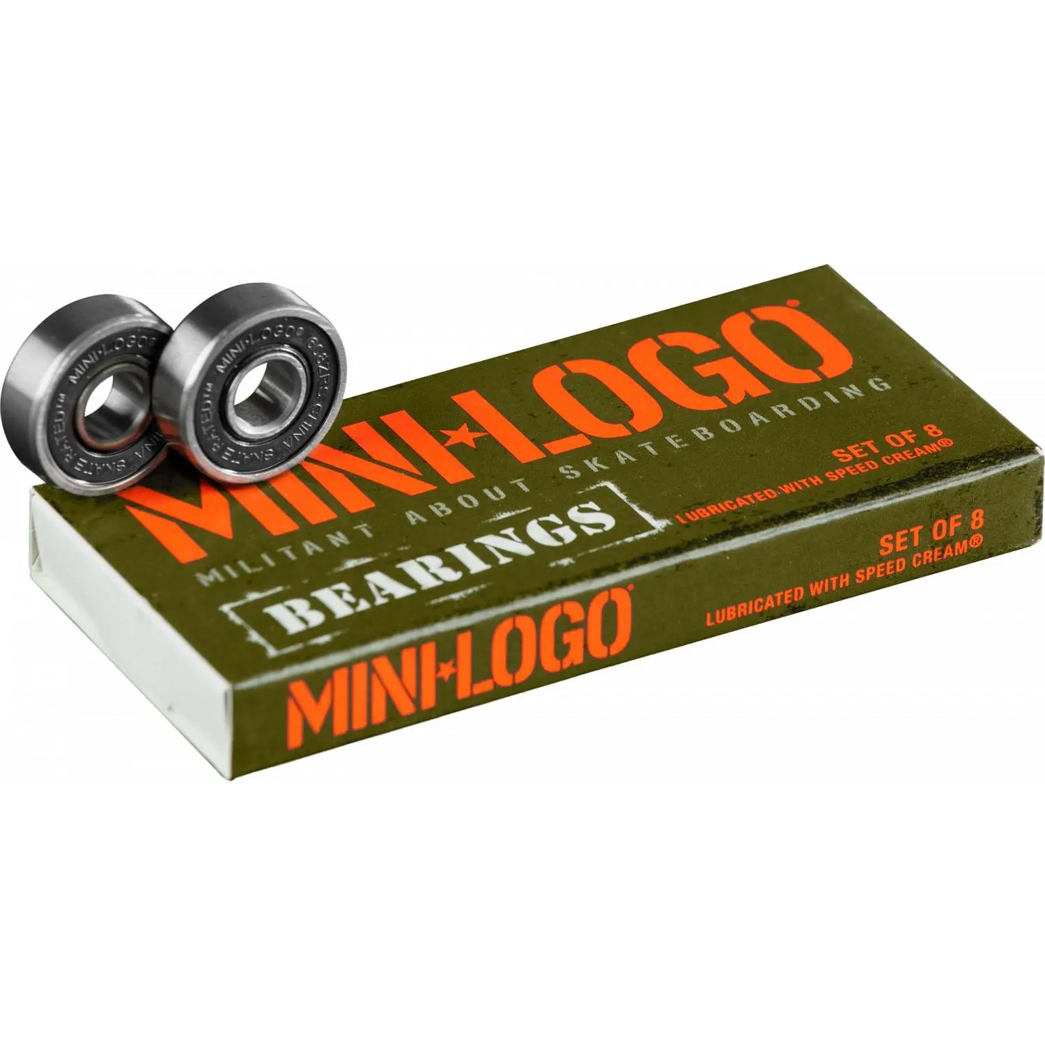 Mini Logo Skateboard Bearings Series 3 8pk Mini Logo Skateboard Bearings Series 3 8pk