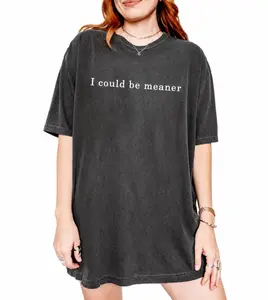 Victoria Maxwell, Womenswear Vintage Graphic Tee, I Could Be Meaner Shirt, Sarcastic, Humor, Sarcasm, Trendy, T-Shirt, Soft Cotton Crewneck Shirt For Men and Women, Gift For Him or Her, Unisex Stylish