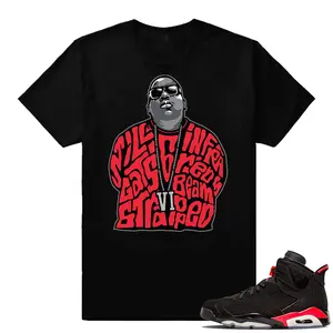 Unisex T-shirt To Match Sneakers Jordan 6 Reverse Infrared - Biggie All A Dream. 100% Cotton for Casual Wear. Comfortable Summer Unisex T-Shirt to match Jordan Sneaker. Streetwear Style. urban outfitters