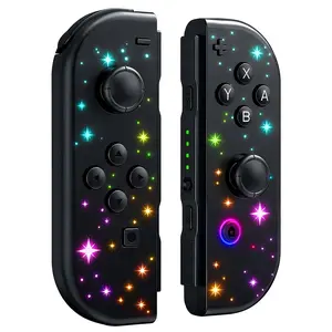 Wireless Game Controller for Switch, Dual Vibration & 6-Axis Sensor, One-key Wake-Up & Screenshot Function, ABS Joypad, Compatible with Switch/Lite/OLED