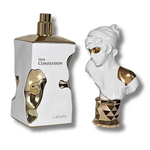 Lattafa | Her Confession | Women's Fragrance | 100 ML 3.4 OZ | Eau De Parfum | Vanilla - White Floral & Tuberose