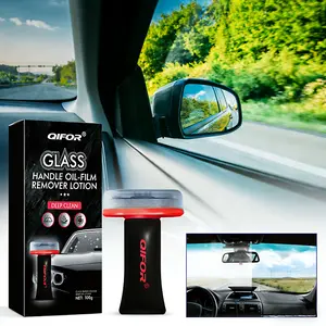 QIFOR  Automotive Handheld Oil Flmr  Cream,Window Oil Film Cleaning，Glass Decontamination Without Traces,Fast Cleaning,  Degreaser Cleaner