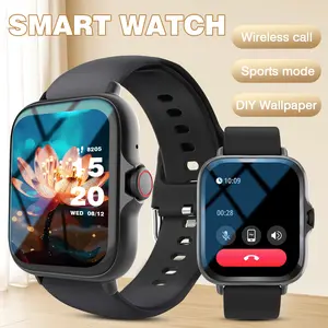A Unisex Smartwatch Suitable for Both Men and Women, Featuring Multiple App Notifications, Wireless Calling/dialing, Message Alerts, Various Sports Modes, A 1.83-inch Large Screen, and Compatibility with IPhone and Android.
