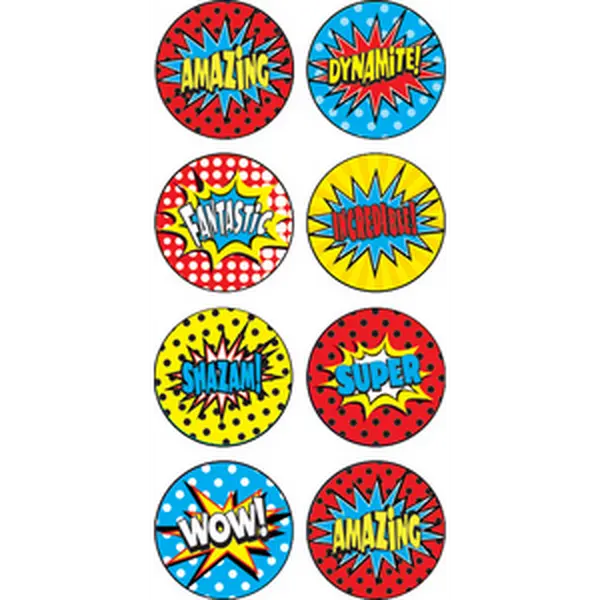 Superhero Mini Stickers