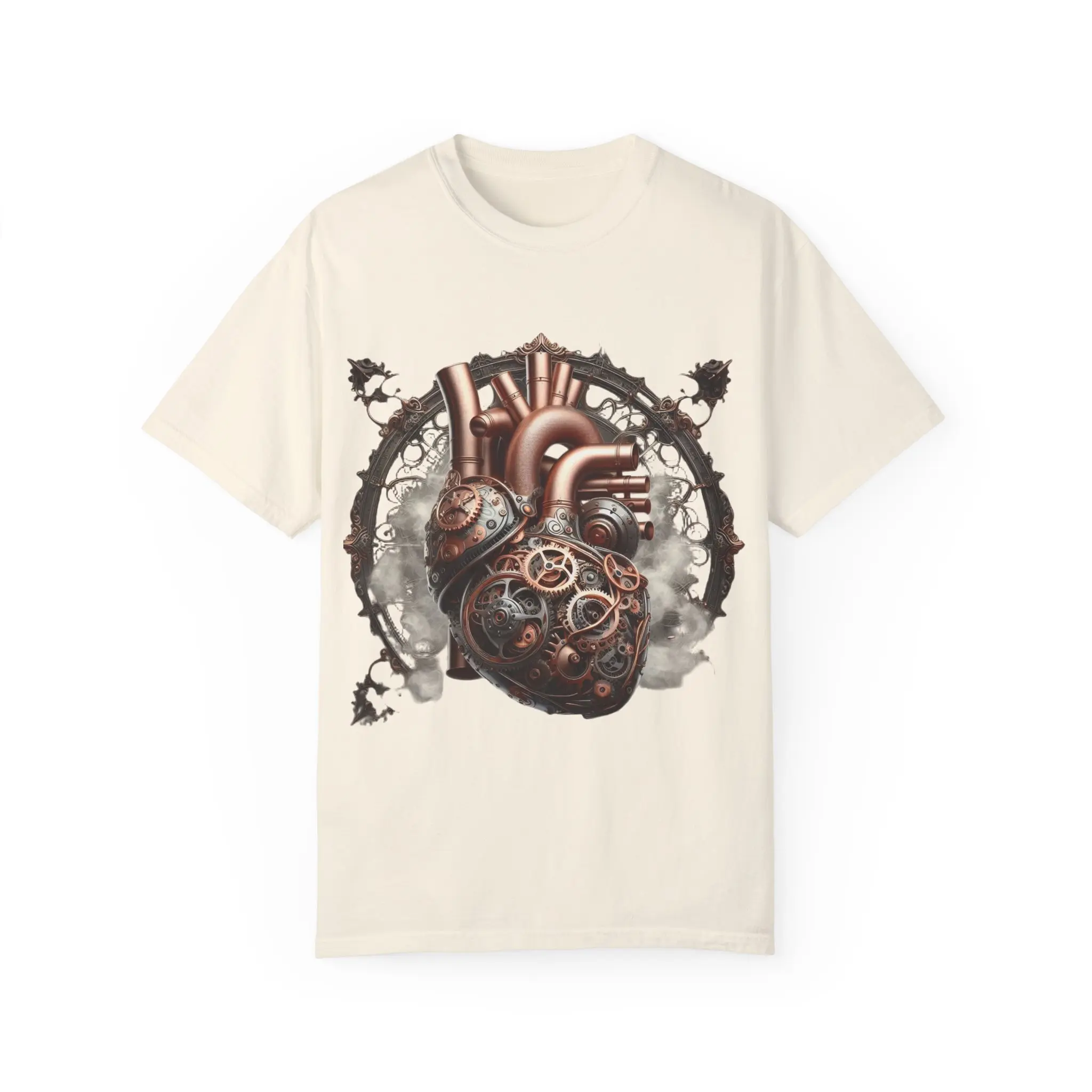 Steampunk Heart Unisex T-shirt, Retro Design Tee, Perfect for Art Lovers, Gift for Him/Her, Unique Graphic Shirt
