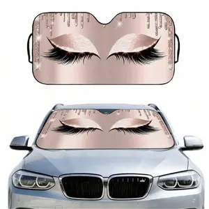 Cute Car Sunshade, Cat Meme Design, Foldable Windshield Shade, Sun Shade for Car Windshield, Keeps Car Cool, Prevents Interior Aging, Perfect Summer Gift