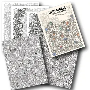 Mini Pattern Drawing Paper Set, Sketching, Line Art & Tracing Papers, Ideal for Adult Painting Practice, Perfect Gift for Birthdays & Holidays