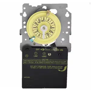 Intermatic T100 Series 40 Amp 24-Hour Mechanical Timer SPST 120 VAC Gray