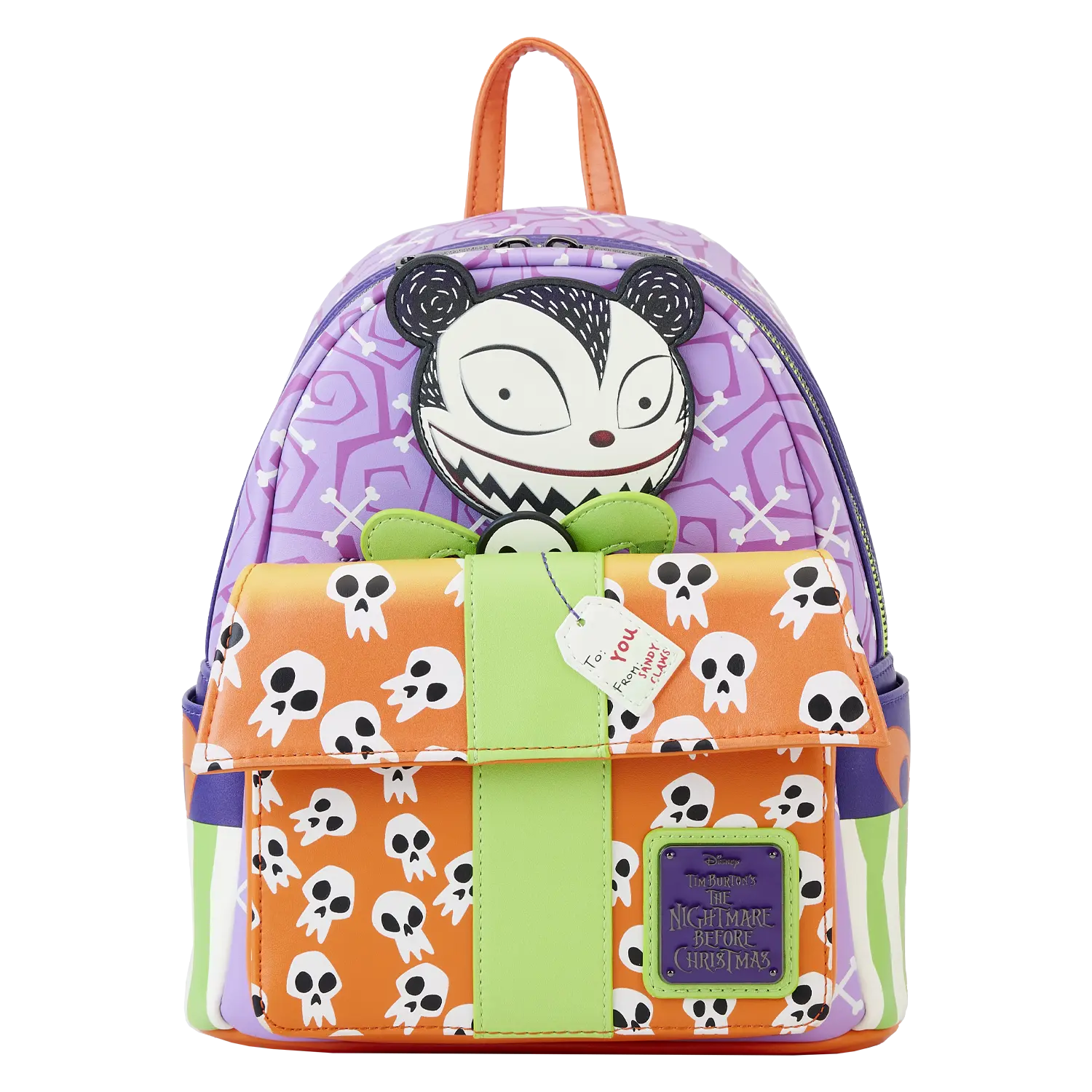 Nightmare Before Christmas Scary Teddy Present Mini Backpack
