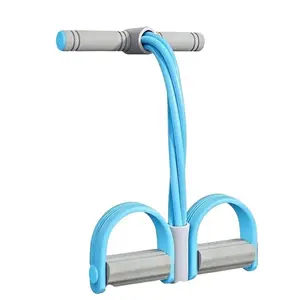 Multi-functional Pedal Resistance Band Trainer Portable Foot Pedal Fitness Equipment Home Gym Full Body Workout Machine, Exercise Sit-ups, Yoga, Abdominal Training