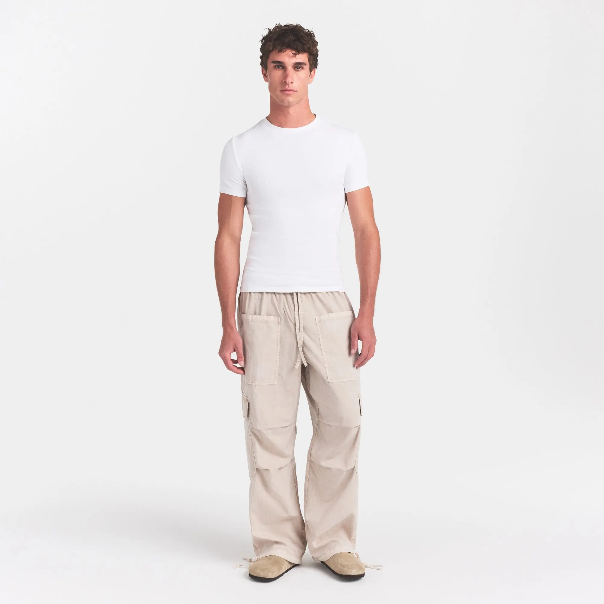 SKIMS COTTON RIB MENS T-SHIRT