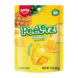 Amos Peelerz Pineapple (3oz) Fruit Sweet Candy