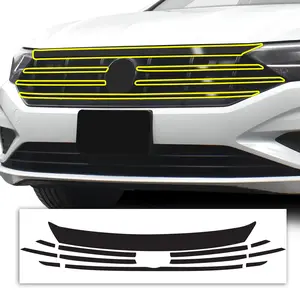 Volkswagen Jetta 2019-2025 Blackout Chrome Delete Kit - Precut Gloss Black Vinyl Overlays