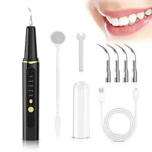 Plaque/Tartar Remover for Teeth, Dental Calculus Remover Teeth Cleaning Kit with LED Light & 5 Adjustable Modes Tartar Remover-Cleansing Mouth Care Father's Day Gift Long Battery Life Waterproof Oral