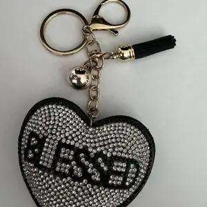Blessed heart keychain