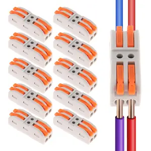 20pcs Quick Lever Wire Connectors – Universal Plug-in Terminal Blocks for Fast & Tool-Free Wiring – Ideal for Home, Office & Factory Electrical Projects