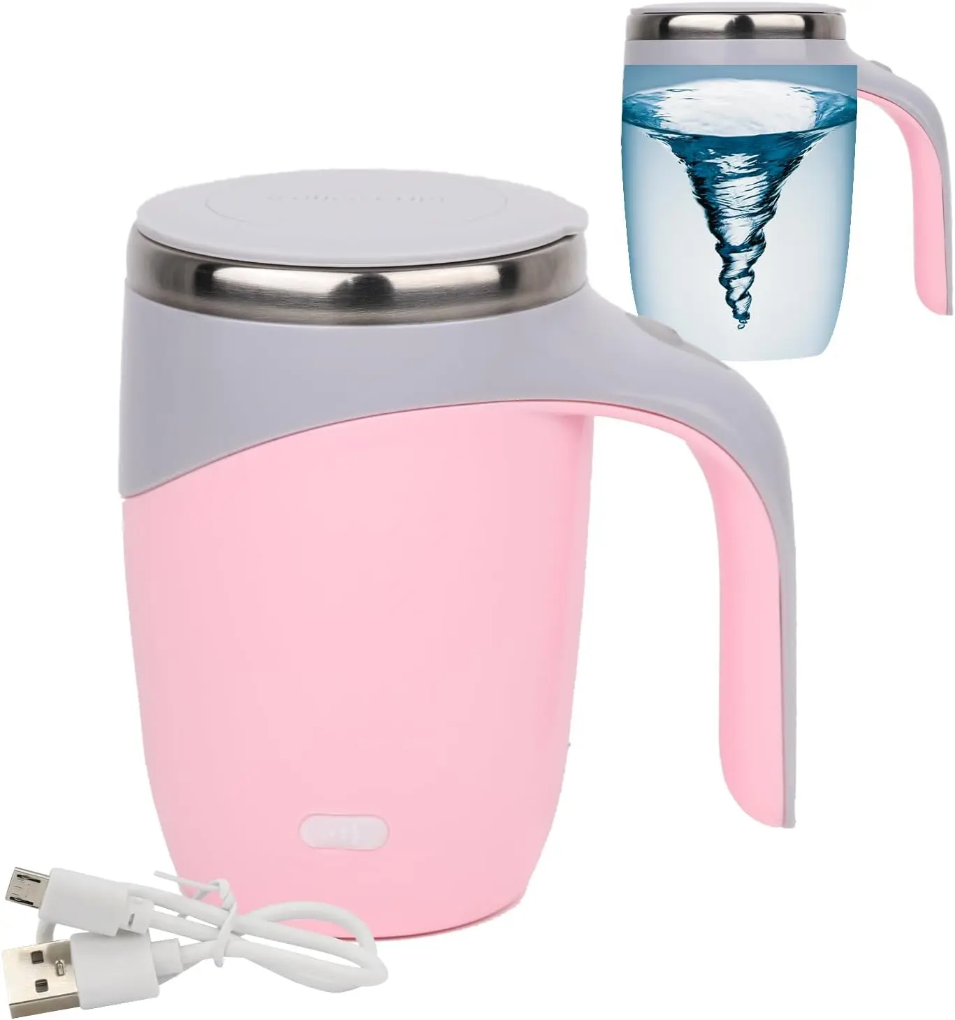 Self Stirring Mug - Rechargeable Automatic  Electric Coffee Mug, Rotating Cute Mixing Cup Tasse, To Stir Office/Kitchen/Travel/ Coffee//Hot /Milk-450 ml/15.2 oz()