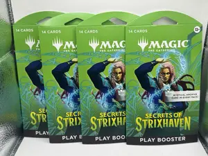 2026 Magic the Gathering Secrets of Strixhaven Play Booster Packs - Lot of 4