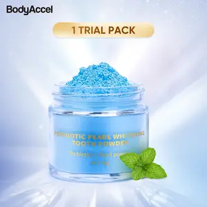 【BodyAccel】 Pearl Probiotic Natural Whitening Tooth Powder