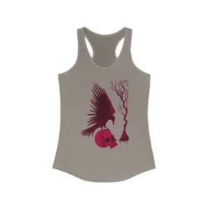 "Crimson Raven" Racerback Tank