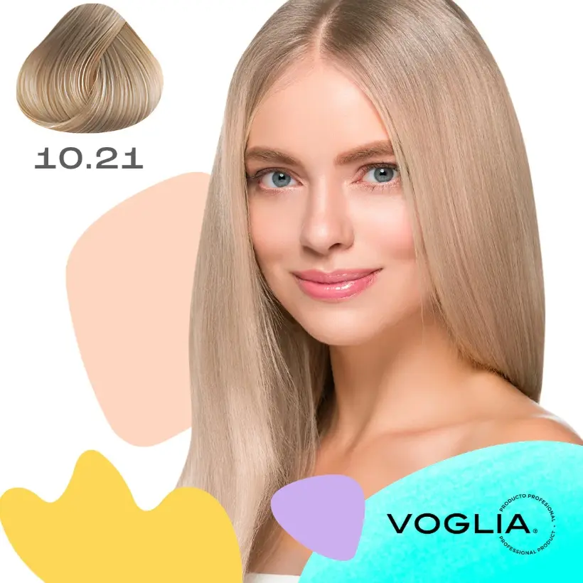 Voglia 10.21 Light Pearl Blonde Permanent Hair Color – Gray Coverage