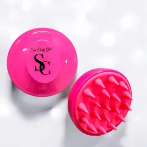 SC Hot Pink Scalp Brush for Shower and Scalp Massage Bath Personal