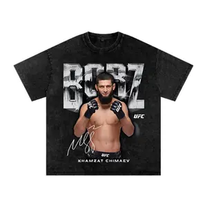 Khamzat Chimaev Borz T-Shirt, UFC Fighters Shirt, MMA Tee
