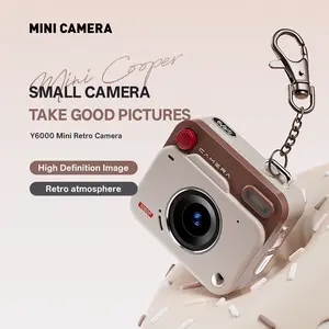 New Mini Ultra Small Ccd HD Campus Digital Camera, Portable Camera, Vintage Style Student Camera with 16GB Memory Card Included