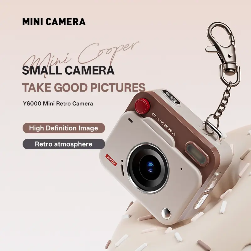New Mini Ultra Small Ccd HD Campus Digital Camera, Portable Compact High Definition Camera, Vintage Style Student Camera with 16GB Memory Card Included, Ccd Cameras, Electronic Portable Camera, Camera for Pictures