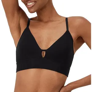 Womens Originals Supersoft Triangle Bralette, Viscose from Bamboo Longline Bralette
