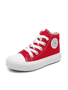 Opoee High-Top Zipper Canvas Shoes, School Season Sneakers, Classic Youth Sports Shoes, Tennis Shoes, Baby Skateboard Shoes, Casual high top