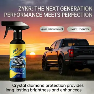 ZYKR Automotive Nano Coating Repair Agent - Spray Coating - Advanced Automotive Coating Agent - With Dust and Water Repellent Properties - Long-lasting and Durable with Gloss, Suitable for Continuous Use. 350 milliliters.