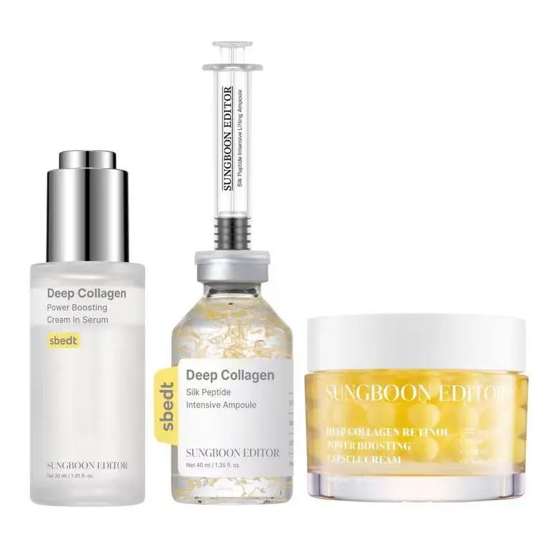 [Sungboon] Complete Firming Care Trio | Retinol, Collagen & Peptide Essentials for Hydr