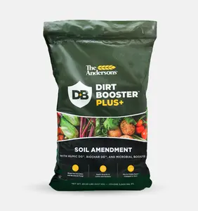 The Andersons Dirt Booster Plus All-Natural Super Compost Starter Soil Amendment with Humic Acid & Biochar for Rich Garden Compost