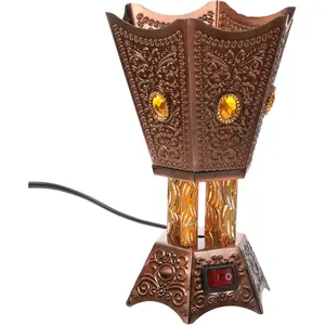 1Pcs Electric Incense Burner Middle Eastern Style Electric Censer for Home Office Us Plug