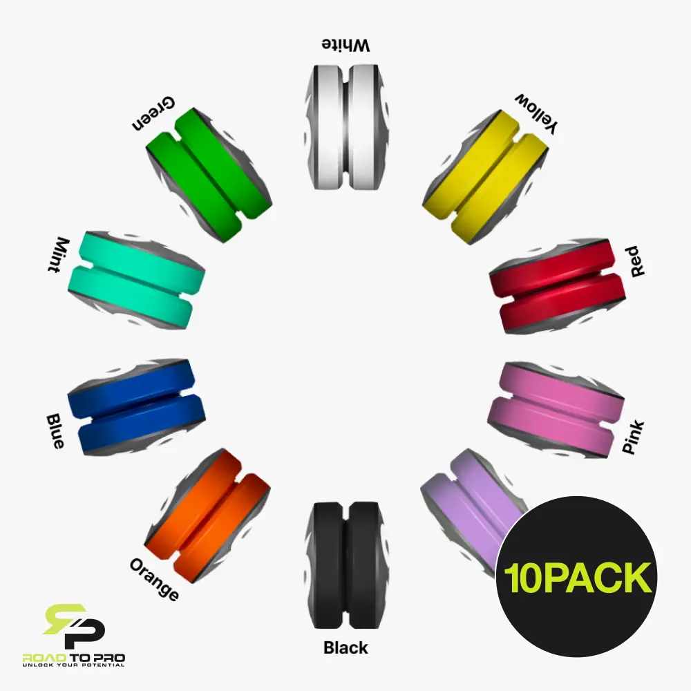 Anti-Vibration Tennis ShockSorb Dampener - 10 Pack (All Colors)