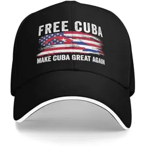 Free Cuba hat Make Cuba Great Again Cuban Flag Baseball Cap