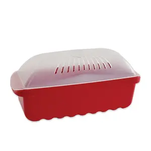 Nordic Ware Microwave Pasta Cooker with Lid 9 Cup Easy Noodle Cooker